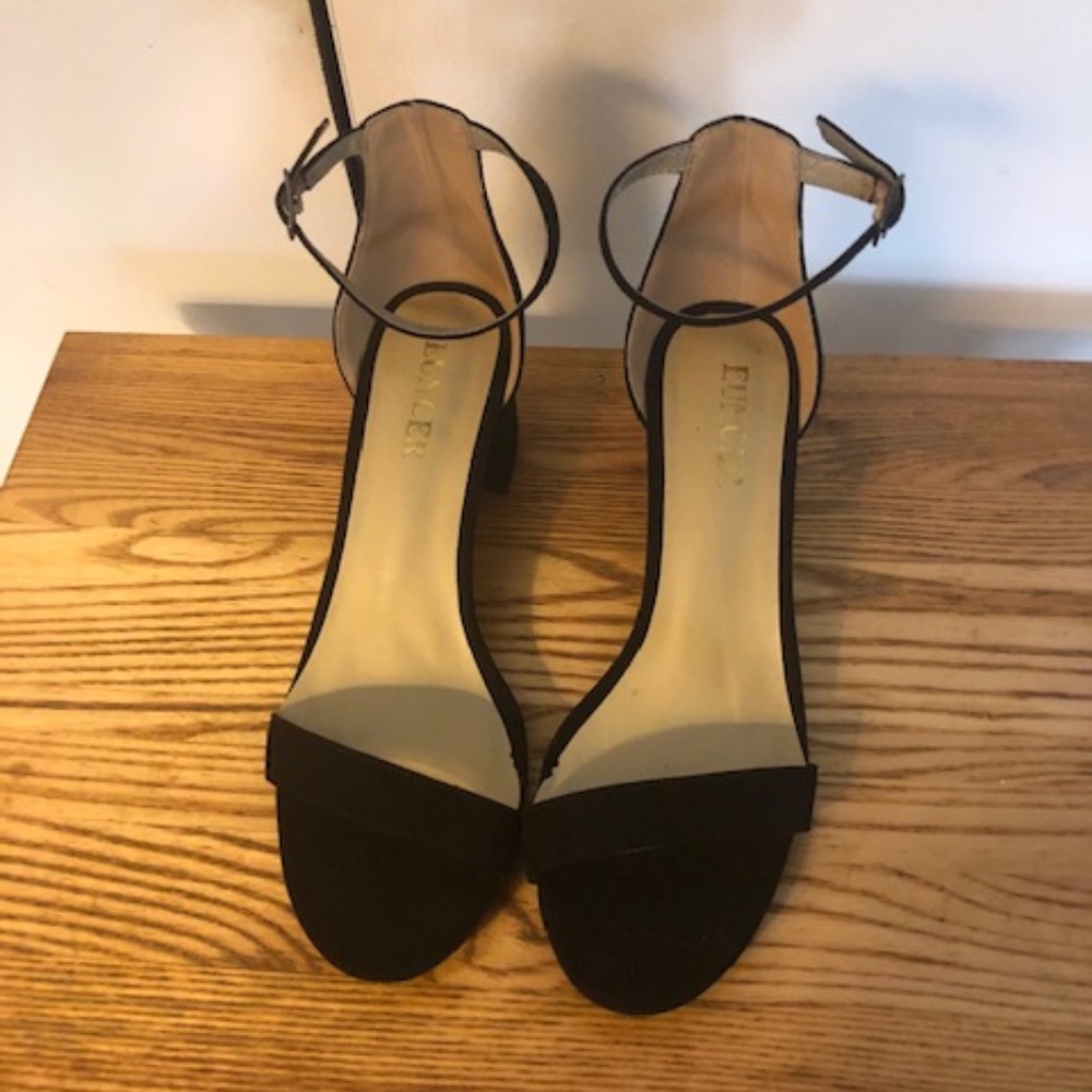 EUNCER OPEN TOE ANKLE STRAP SANDALS